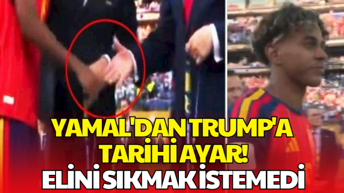 Kupa Töreninde Yamal-Trump Anı Gündem Oldu!
